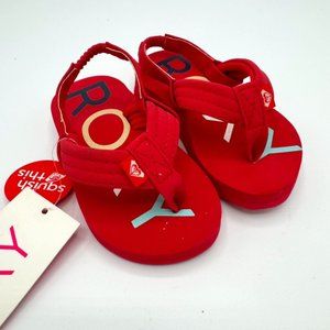 Roxy Girl's Toddler Vista 3 Point Sandal Flip-Flop Size 5